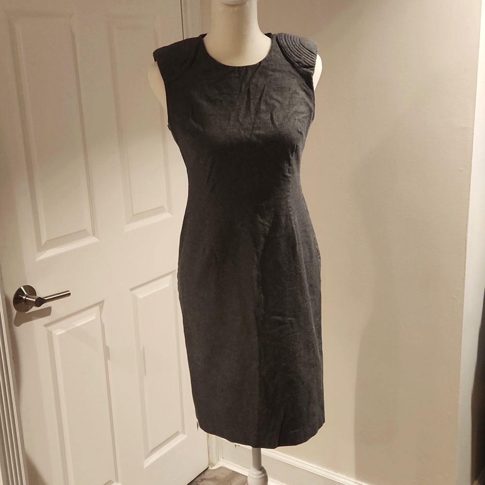 Dark Gray Shift Dress